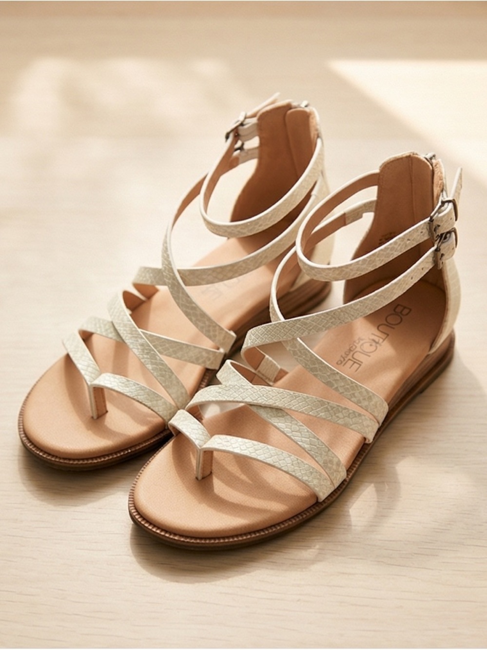 Boutique by Corky’s Tan Strappy Sandals. They're perfect for any occasion. - Picture 6 of 8